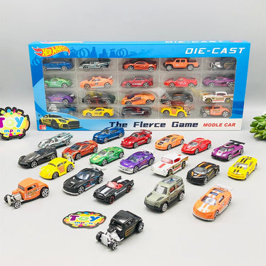 20Pcs Hot Wheels Diecast Mini Inertial Cars Set